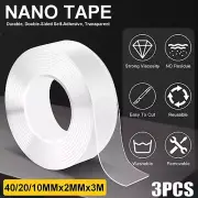 Upgrade Reusable Strong Adhesive Nano Traceless Tape Anti Slip Gel Double Sided