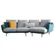 文創集 艾希雅斯 雙色透氣棉麻布L型沙發椅組合(左＆右二向可選)-310x120x90cm免組