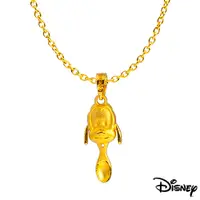 在飛比找PChome24h購物優惠-Disney迪士尼系列金飾 黃金墜子-金湯匙布魯托款 送項鍊