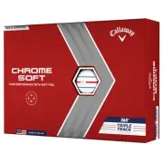 Callaway Chrome Soft Triple Track Golf Balls - 1 Dozen