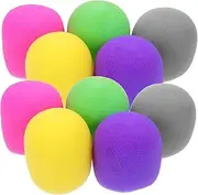 SECFOU 20Pcs Microphone Covers Thickened Mic Sleeves Grey and Windproof Protection for Ktv Handheld Microphones Safe Lightweight