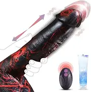 Realistic Trusting Dildo Sex Toys - 10” Thick Dildos Vibrator with Thrusting Swinging & Vibrating for G Spot Vagina Anal Sex Stimulation, Fantasy Dildo Lifelike Penis Adult Toys & Games Women Couples