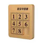 9/12 PUZZLE Number Slide Sliding Brain Teaser Classic IQ Test Toy Game Cube