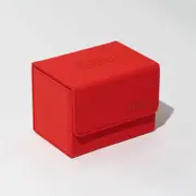 Ultimate Guard Sidewinder 80+ Xenoskin Monocolor Red Deck Box