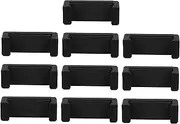 Angoily 1 Set 10pcs Accessories Phone Holder Phone Car Holder Phone Camera Grip Cellphone Tripod Portable Mobile Phone Holder Mini Cell Phone Tripod Stand Phone Rack for Tripod Black Abs