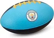 Hy-Pro Officially Licensed Manchester City F.C. Mini Foam American Football | Man City, Foam, Soft, Indoor and Outdoor Play, Adults, Kids, Youth