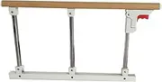 Folding Bed Rail for King/Queen/Twin Size Bed, Medical Safety Assist Grab Bar, Elderly Bedside Rail for Home/Hospital, 3-Section (Color : Yellow)