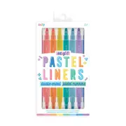 8pc Ooly Double-Ended Pastel Marker Pen Colouring/Drawing Stationery Set 6y+