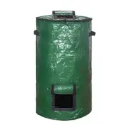 Compost Bin Bag, Fermentation Sealable Compost Bucket Garden Leaf Waste5563