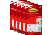 Command Adhesive Micro Hooks White 3 Hooks 4 Strips Pack 5