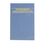 Weyersberg Kirschbaum & Cie. Solingen: Catalogue of 1892 Hardcover