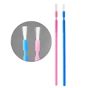 100 Pcs Dental Long Shank Disposable Micro Applicator Brush Bendable Brushes Tip