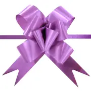 Pull String Butterfly Bows Lavender - Baby Girl Gift Birthday Party Ribbon 100