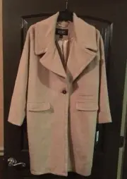 Badgley Mischka Womens Verona Wool blend Coat sz XS NEW