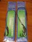 6 Wire Snelled Challenger Mustad Fish Hooks Cincinnati Bass Style WSH Size 4/0