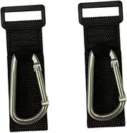 ERINGOGO 2Pcs Bag Hanging Hook Durable Stroller Clip for Mummy Bags Convenient Carabiner Hook for Shopping for Strollers Motorcycles Cars Increase Storage Space Secure