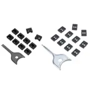 10pcs USB Blocker Protective Plugs with Key Lock for Safe Computings Experience
