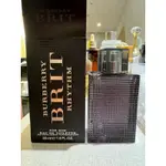 絕版 BURBERRY BRIT RHYTHM 博柏利搖滾風格淡香水 50ML,僅試用