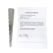 Aluminum 10 Step Ultrasonic Thickness Gauge Calibration Test Block 0.1"-1.0"