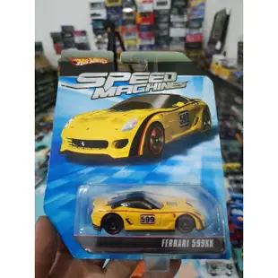 FERRARI Hotwheels Speed Machine 法拉利 599XX 黃色