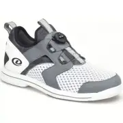 Dexter Pro Boa White/Grey Mens Wide Width Bowling Shoes