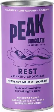 Peak Rest Milk Hot Chocolate, Sugar Free Drinking Chocolate Powder, 300G. Keto-F