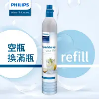 在飛比找momo購物網優惠-【Philips 飛利浦】氣泡水機交換二氧化碳氣瓶ADD91