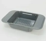 Over the Sink Extendable Colander Collapsible Plastic NEW IN BOX