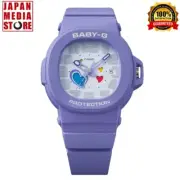 CASIO BABY-G BGA-10-6AJF PLAYFUL HEARTS Purple Color Analog Women Watch NEW BOX