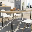 1 Set Cabinet Legs Simplicity Rust-proof Modern Style Diy Table Hairpin Legs