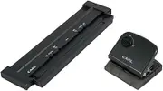 Carl GP-6 Gauge Punch, Hole Punch, for Notebooks, A5, Bible, Mini Micro 5, Compatible with Refill Maker, 5 Pieces, Black, Japanese Manufacturer
