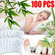 100PACK Detox Foot Pads Patch Detoxify Toxins Adhesive Keeping Fit Health Care