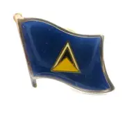 St. Lucia Flag Lapel Pin / St. Lucia Pin