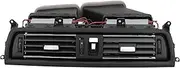 XTevu Dashboard Center Air Vent, 64229209136 Center Dashboard AC Outlet Louver Airvent Electroplate Type Fit for F10 F11 F18 2010‑2016