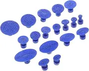 5 Sets Dent Pulling Tab Hammer Pulling Stick Tool for Repair Pull Tabs Dent Remover Glue Tab Puller Dent Puller Kit Dent Pulling Hooks Plastic Blue