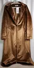 12th Tribe Womens Medium Velvet Golden/Brown Duster Jacket **New With Tags**