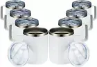 12Oz Coffee Mug with Handle 8 Pack Bulk,Stainless Steel Insulated Travel Tumbler