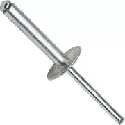 Large Flange Pop Rivets 3/16" x 1" Aluminum Body Steel Mandrel (6-16) Qty 1000