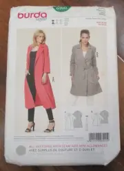 Burda 6900 Coat & Jacket Sewing Pattern Size 10-24 NEW