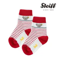 在飛比找momo購物網優惠-【STEIFF】熊頭童裝 熊頭條紋短襪子(配件)