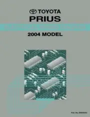 2004 Toyota Prius Wiring Diagrams Schematics Layout Factory OEM