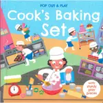 【麥克兒童外文書店】COOK'S BAKING SET｜英文故事繪本童書外文書硬頁書操作書【麥克兒童外文書店】