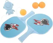Hanging Table Tennis Trainer for Portable Pong Paddle Set with Rackets Balls Vision Coordination Development Parent Interactive Exercise Game