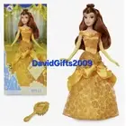 New DISNEY Princess Belle Classic Doll Beauty and the Beast 11 1/2" & Brush NIB