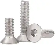 40pcs M3*14mm Stainless Steel Flat Screws Inner Hexagon Socket Countersunk Head Screw Stainless Nails,Bolts