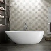 1690*775*585mm Poseidon VBT Gloss White/Gloss Black/Matt White Oval Acrylic Freestanding Bathtub