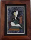Pablo Picasso Seated Woman with Wrist Watch Pietra Dura Inlay Wall Panel Replica