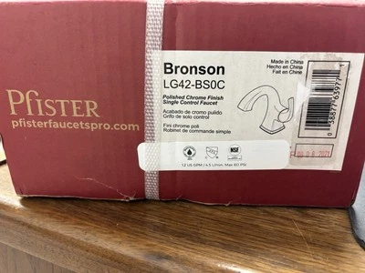 Pfister Bronson Single Hole Bathroom Faucet Pop-Up Drain Assembly LG42-BS0C