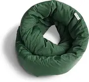 Travel Pillow - Home Travel Soft Neck Scarf Support Sleep Green