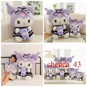 Purple Kuromi Plush Toy Pillow Large Stuffed Doll 100cm Girlfriend Birthday Gift